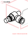 Flow Control (L Type), φ8-1/4"