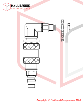 Quick Coupler (Male), 3/8"