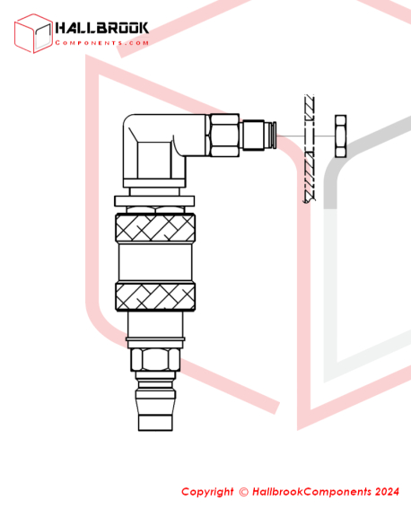 Quick Coupler (Male), 3/8"