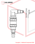 Quick Coupler (Male), 3/8"