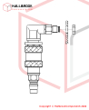 Quick Coupler (Male), 3/8"