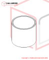 Plastic Bushing, 24×30