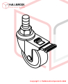 Caster (Brake)