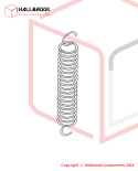 Long extension spring