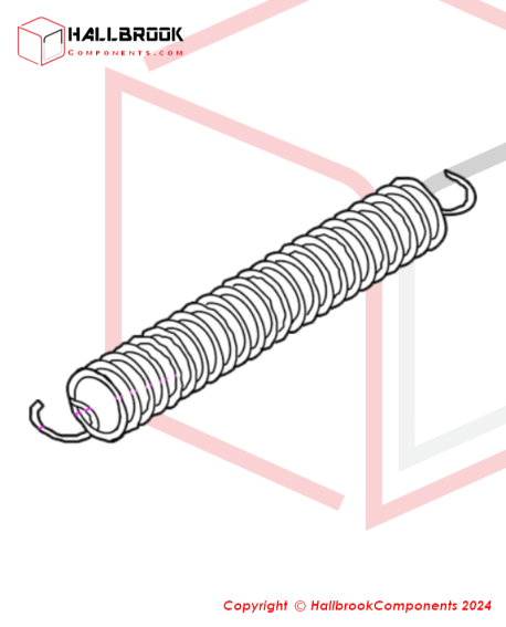 Skateboard extension spring