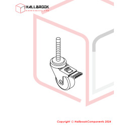 T6-5-10270 Caster (Brake) (Option)