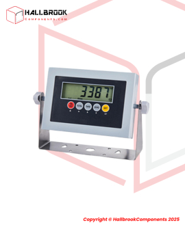 Indicator STEP LP7512 RS232 LED Display, neutral gray w/ black letters