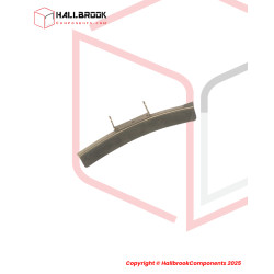 T6-2-20180S Corner Guide Rail, Upper (Stainless Steel Model)
