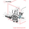 Driven wheel rotating shaft (30MM)