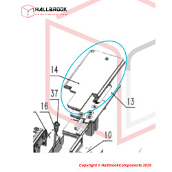 Top sliding plate unit