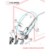 Top sliding plate unit