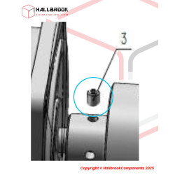 Hexagon socket set screw with flat head M5x6