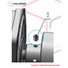 Hexagon socket set screw with flat head M5x6