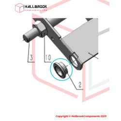 Driven wheel bracket rotating sleeve
