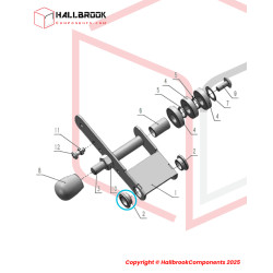 Driven wheel bracket rotating sleeve