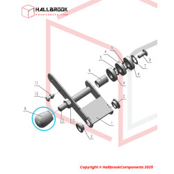 Handle A type M8×25