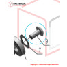 Cross flat head bolt M5x12