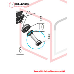 Cross pan head screw M3x10