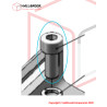 Hexagon socket screw with cap head M5x14