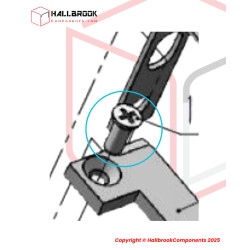 Cross countersunk head screw M3x8