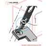 Cross countersunk head screw M3x8