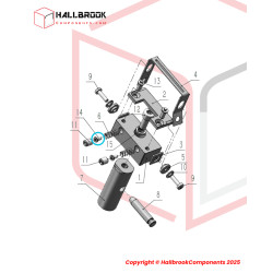 Cross countersunk head screw M2.5x5