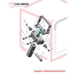 Hexagon socket screw with cap head M5x14