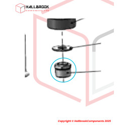 Non Metal Hexagon fixing nut M3
