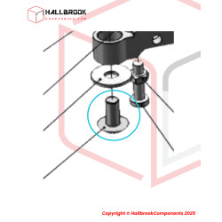 Cross flat head screw M4x8