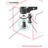 Cross flat head screw M4x8