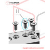Cross countersunk head screw M4x10