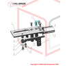 Cross countersunk head screw M4x10