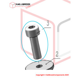 Hexagon socket cap head screw M5x16
