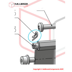 R Type latch D1.0x16