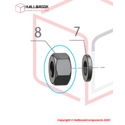 Hexagon Nut M8