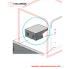 Sliding plate supporting block