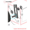Slot screw without head M4x10