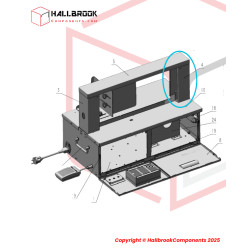 Right arch frame cover