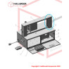 Right arch frame cover