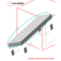 Top arch frame cover A