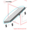 Top arch frame cover A