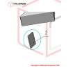 Top arch frame cover B