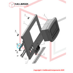 Cross pan head screw M4x6