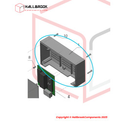Control box rear cover