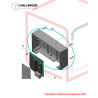 Control box rear cover