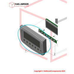 Control box front panel