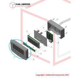 Control box front panel
