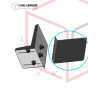 Rear guiding plate