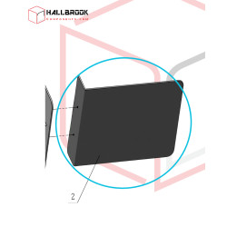 Rear guiding plate
