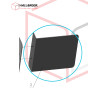Rear guiding plate